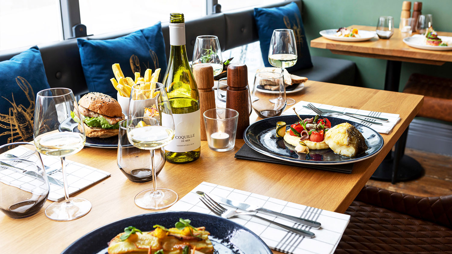 Restaurants and hotels