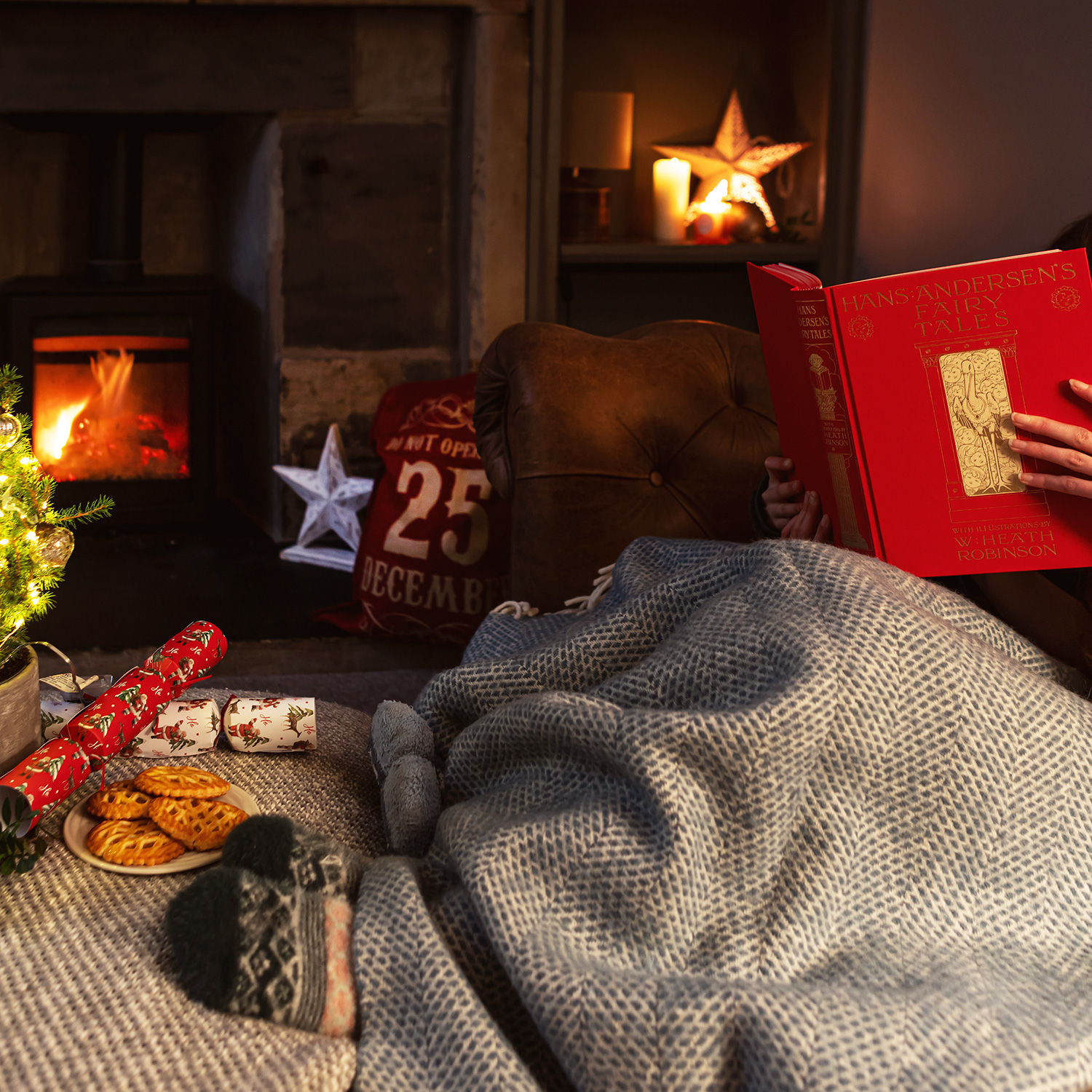 Christmas photography seasonal content creation cumbria cartmel property photography